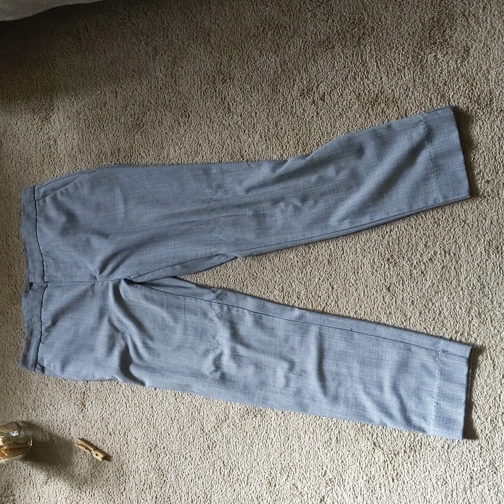 Grey Pleated Pants
